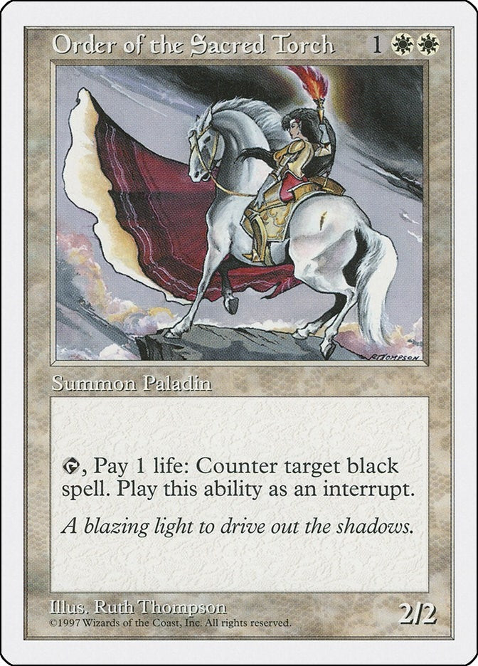 Image for Order of the Sacred Torch (Fifth Edition) (5ED) - Magic: The Gathering