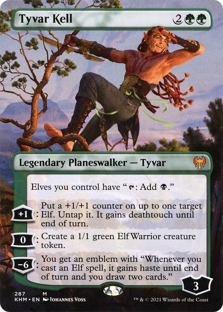 Tyvar Kell (Borderless) (287) (Kaldheim)