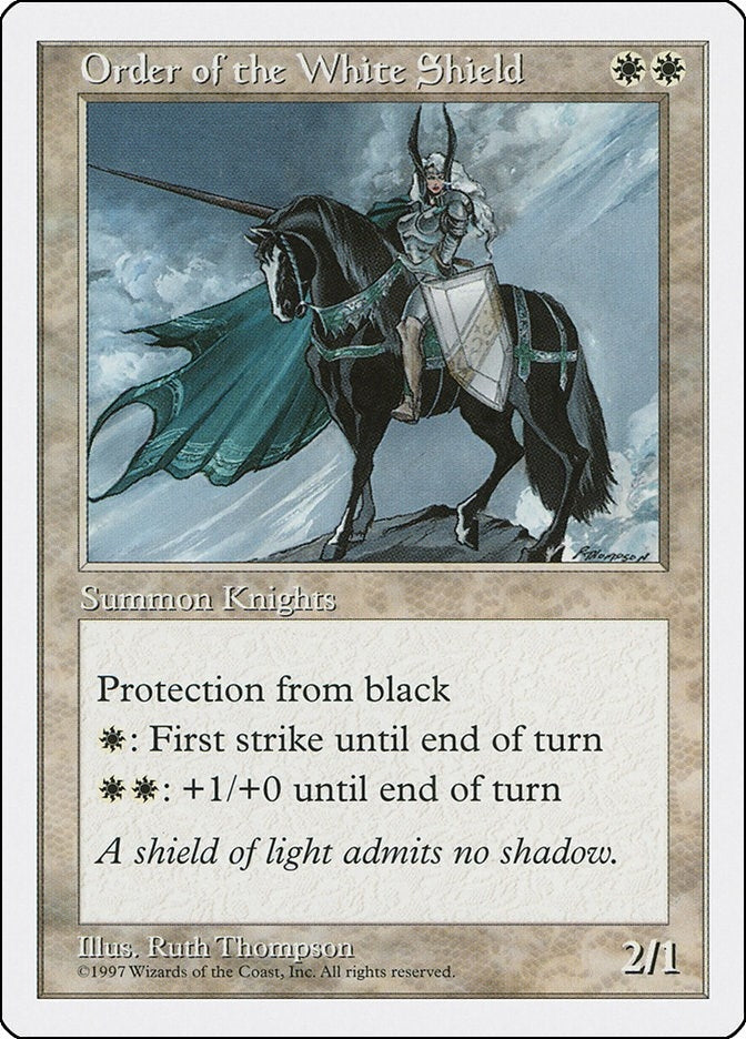 Image for Order of the White Shield (Fifth Edition) (5ED) - Magic: The Gathering