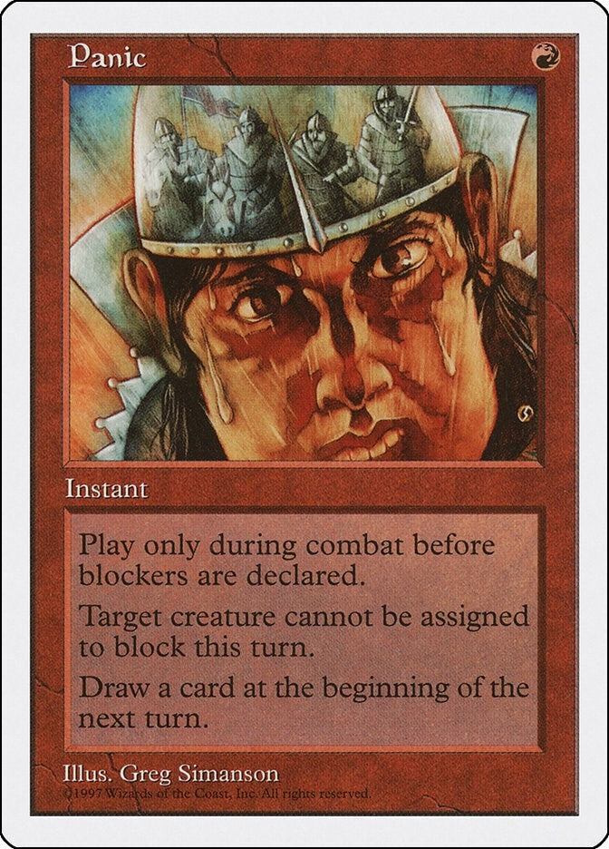 Image for Panic (Fifth Edition) (5ED) - Magic: The Gathering