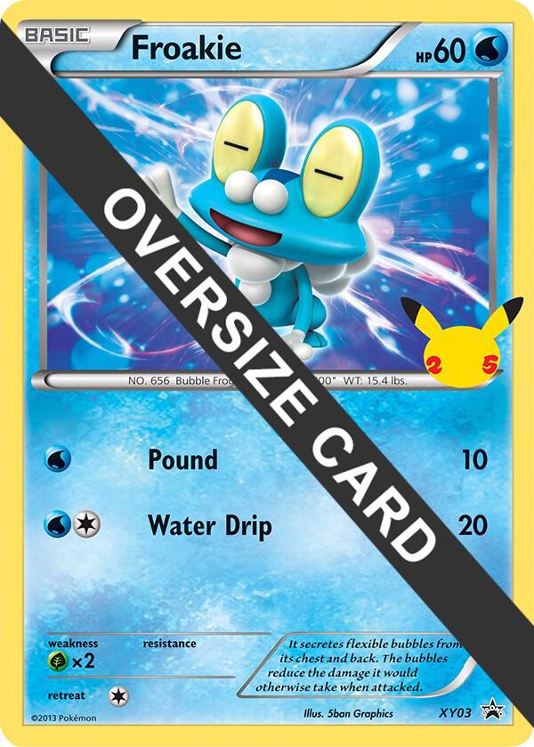 Froakie - First Partner Pack (FPP) - XY03 - OVERSIZED CARD