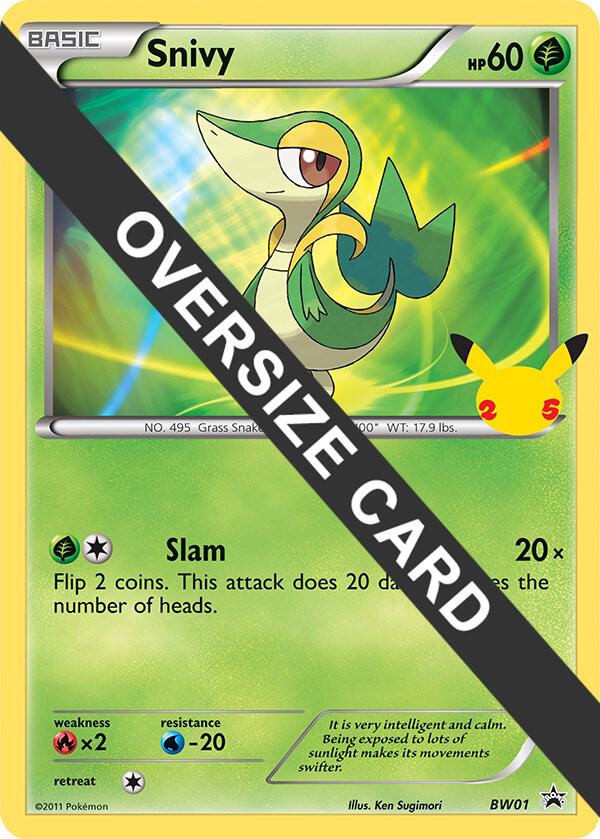 Snivy - First Partner Pack (FPP) - BW01 - OVERSIZED CARD