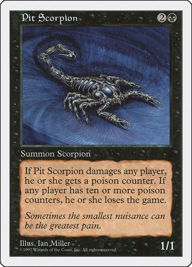 Image for Pit Scorpion (Fifth Edition) (5ED) - Magic: The Gathering