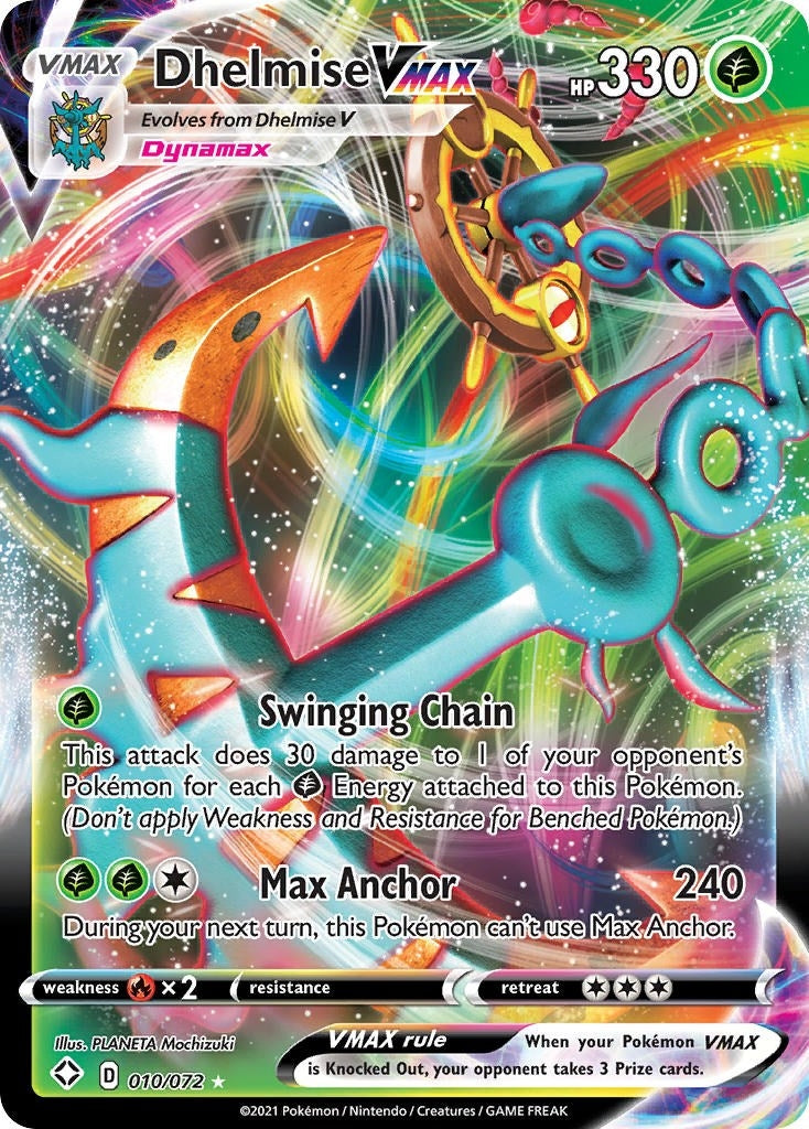 Dhelmise VMAX (010/072) (Shining Fates)