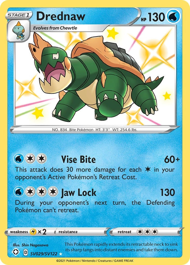 Drednaw (SV029/SV122) (Shining Fates: Shiny Vault)