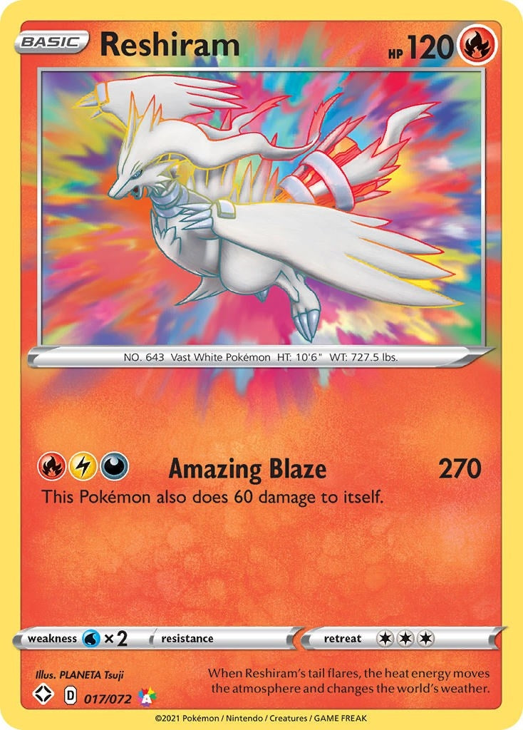 Reshiram (017/072) (Shining Fates)