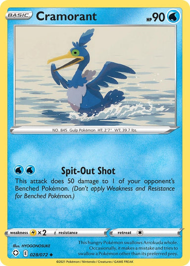 Image for Cramorant (028/072) (Shining Fates) (SHF) - Pokemon