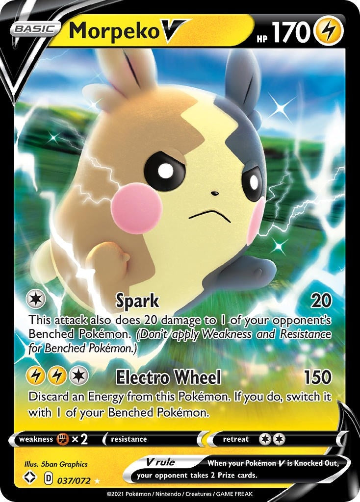 Image for Morpeko V (037/072) (Shining Fates) (SHF) - Pokemon
