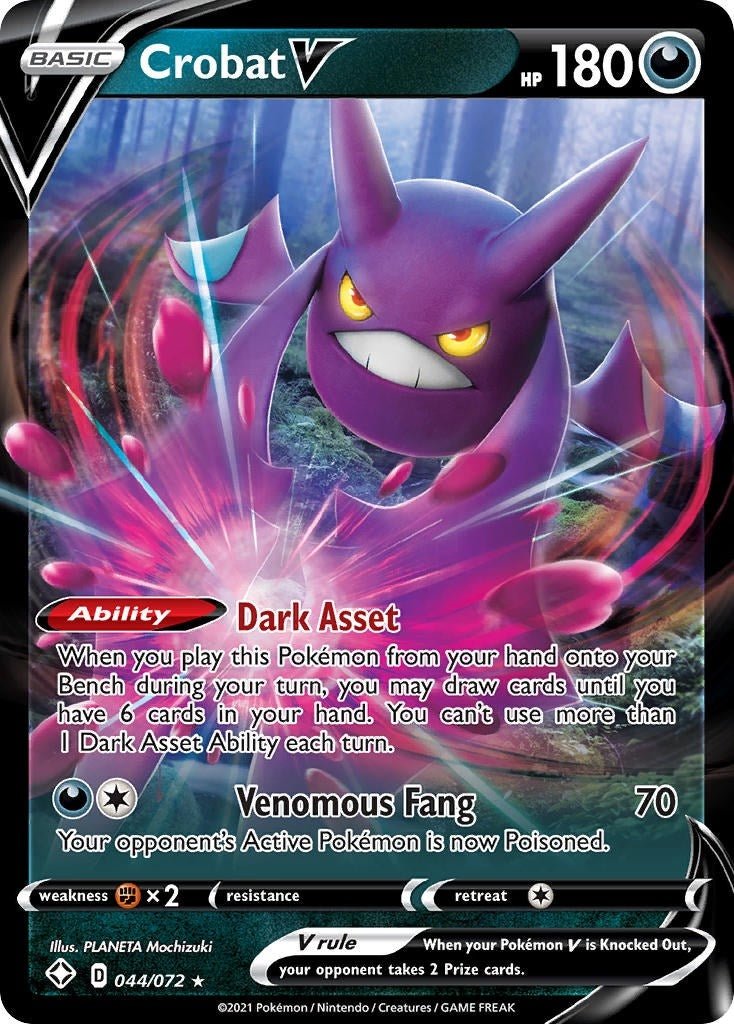 Crobat V (044/072) (Shining Fates)