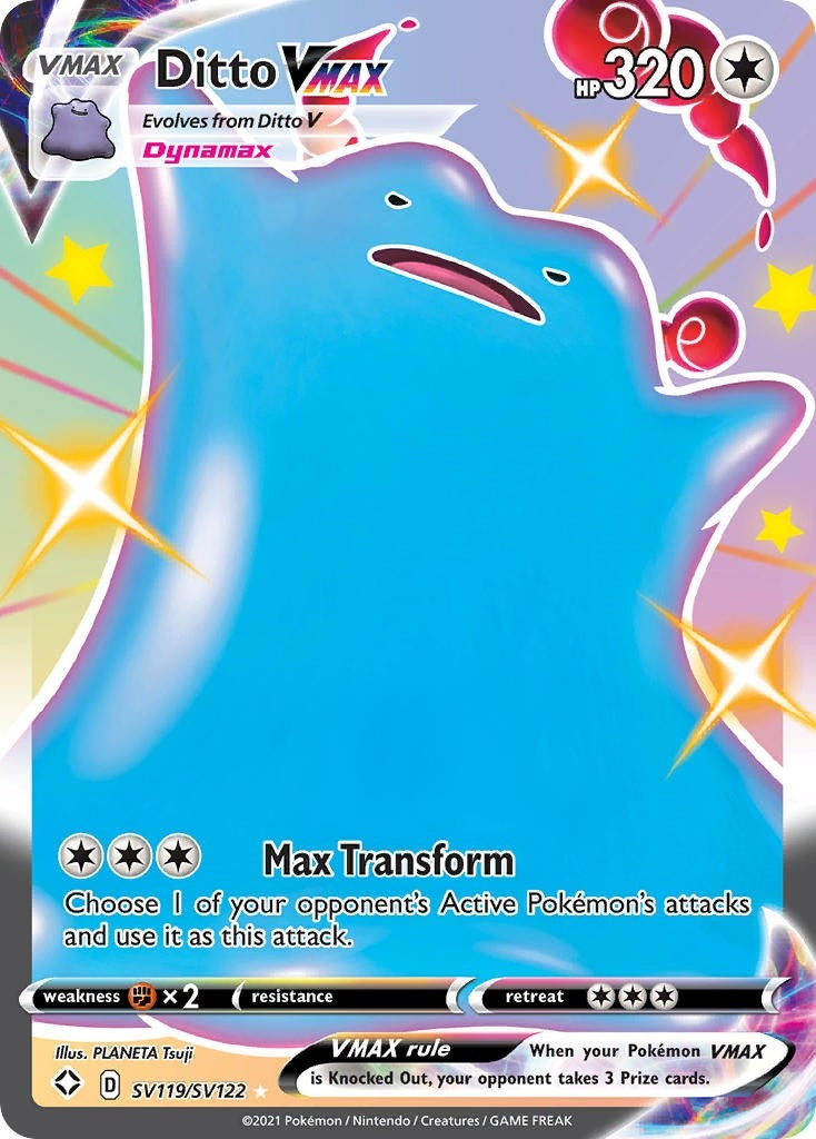 Ditto VMAX (SV119/SV122) (Shining Fates: Shiny Vault)