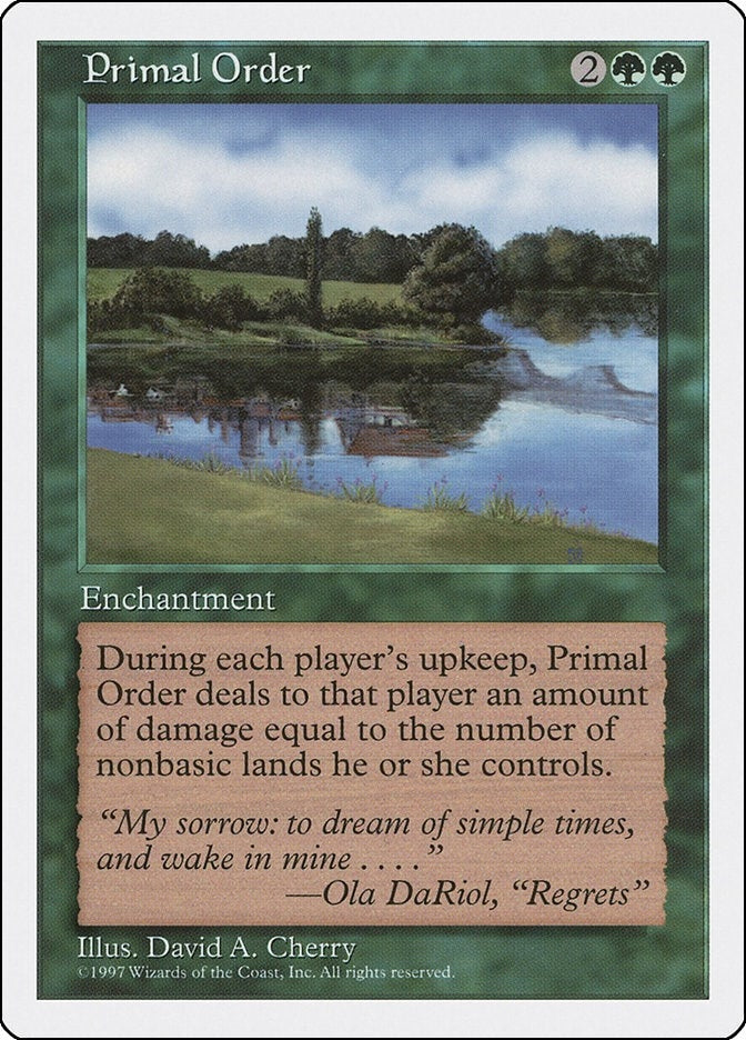 Image for Primal Order (Fifth Edition) (5ED) - Magic: The Gathering
