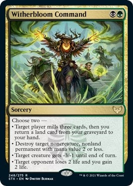 Image for Witherbloom Command (248) (Strixhaven: School of Mages) (STX) - Magic: The Gathering