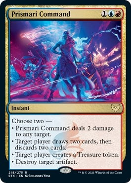 Image for Prismari Command (214) (Strixhaven: School of Mages) (STX) - Magic: The Gathering