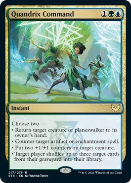 Image for Quandrix Command (217) (Strixhaven: School of Mages) (STX) - Magic: The Gathering