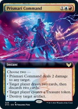 Image for Prismari Command (Extended Art) (348) (Strixhaven: School of Mages) (STX) - Magic: The Gathering