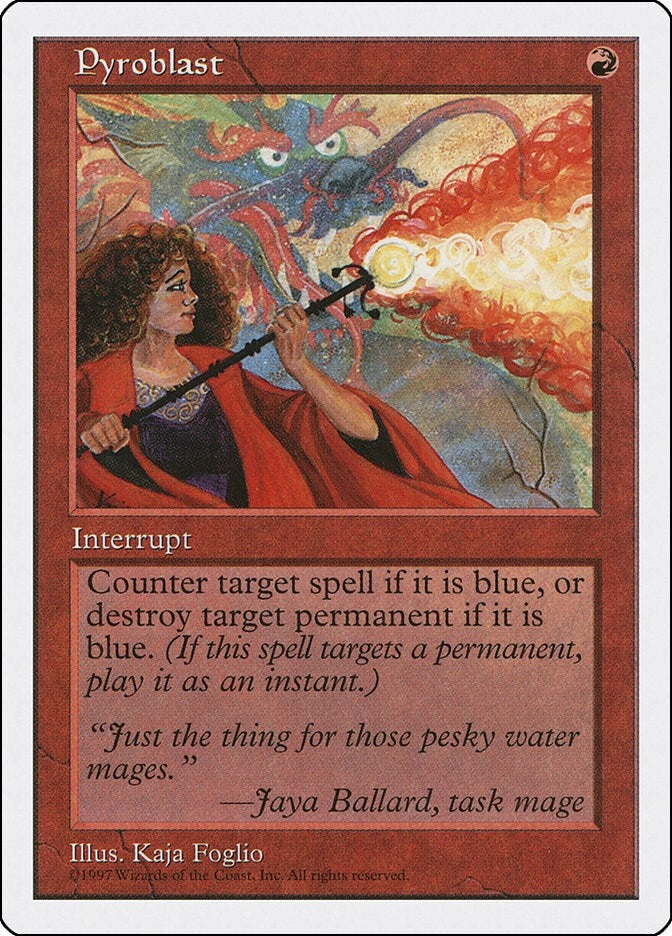 Image for Pyroblast (Fifth Edition) (5ED) - Magic: The Gathering