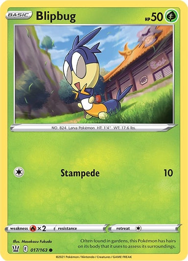 Image for Blipbug (017/163) (SWSH05: Battle Styles) - Pokemon