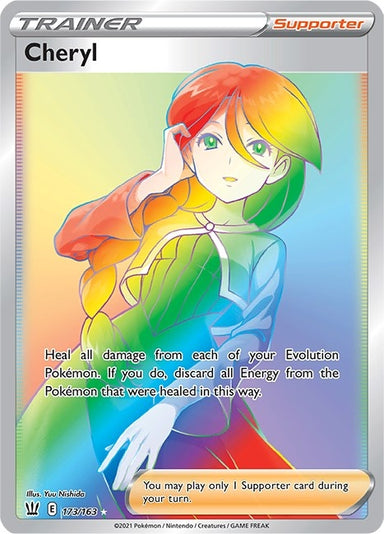 Image for Cheryl (Secret) (173/163) (SWSH05: Battle Styles) - Pokemon