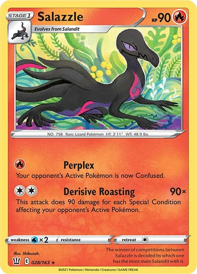 Image for Salazzle (028/163) (SWSH05: Battle Styles) - Pokemon