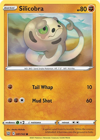 Image for Silicobra (081/163) (SWSH05: Battle Styles) - Pokemon