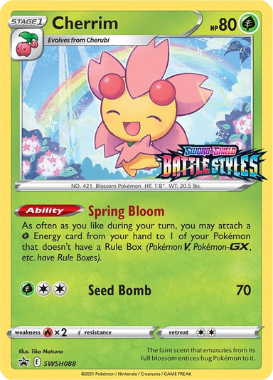 Image for Cherrim - SWSH088 (Prerelease) (SWSH088) (SWSH: Sword & Shield Promo Cards) - Pokemon