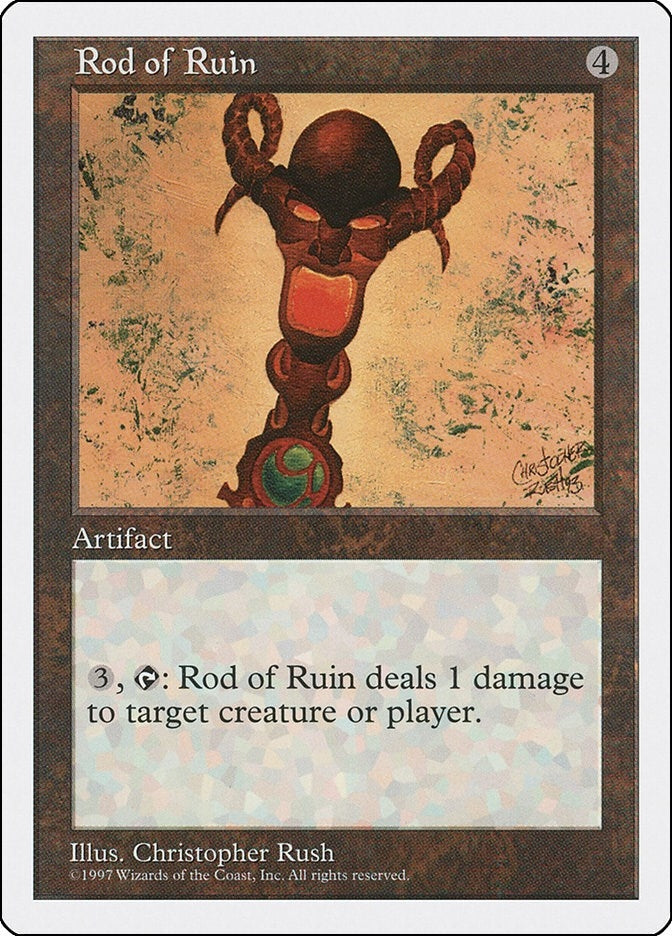 Image for Rod of Ruin (Fifth Edition) (5ED) - Magic: The Gathering