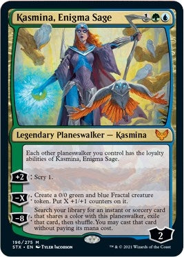 Image for Kasmina, Enigma Sage (196) (Strixhaven: School of Mages) (STX) - Magic: The Gathering