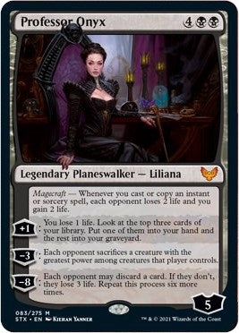 Image for Professor Onyx (83) (Strixhaven: School of Mages) (STX) - Magic: The Gathering