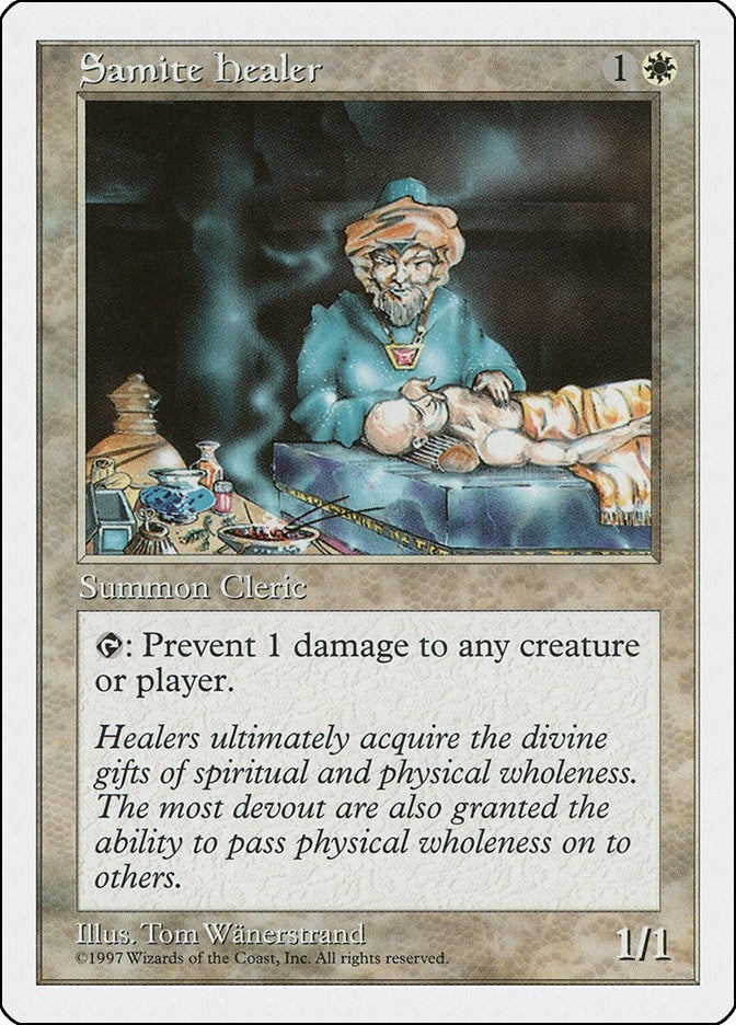 Image for Samite Healer (Fifth Edition) (5ED) - Magic: The Gathering