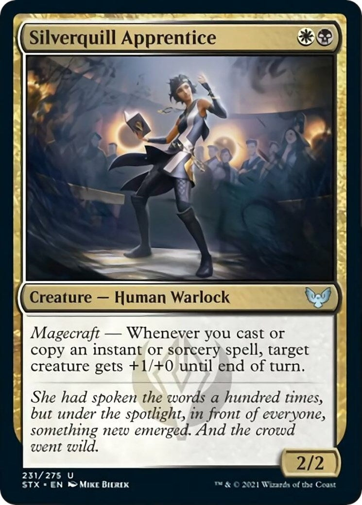 Image for Silverquill Apprentice (231) (Strixhaven: School of Mages) (STX) - Magic: The Gathering