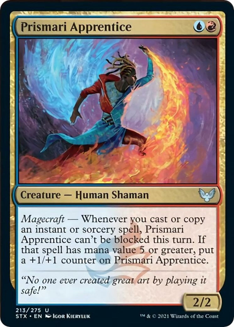 Image for Prismari Apprentice (213) (Strixhaven: School of Mages) (STX) - Magic: The Gathering