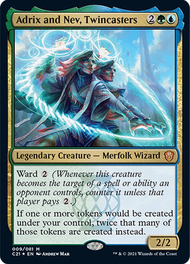 Image for Adrix and Nev, Twincasters (9) (Commander 2021) (C21) - Magic: The Gathering