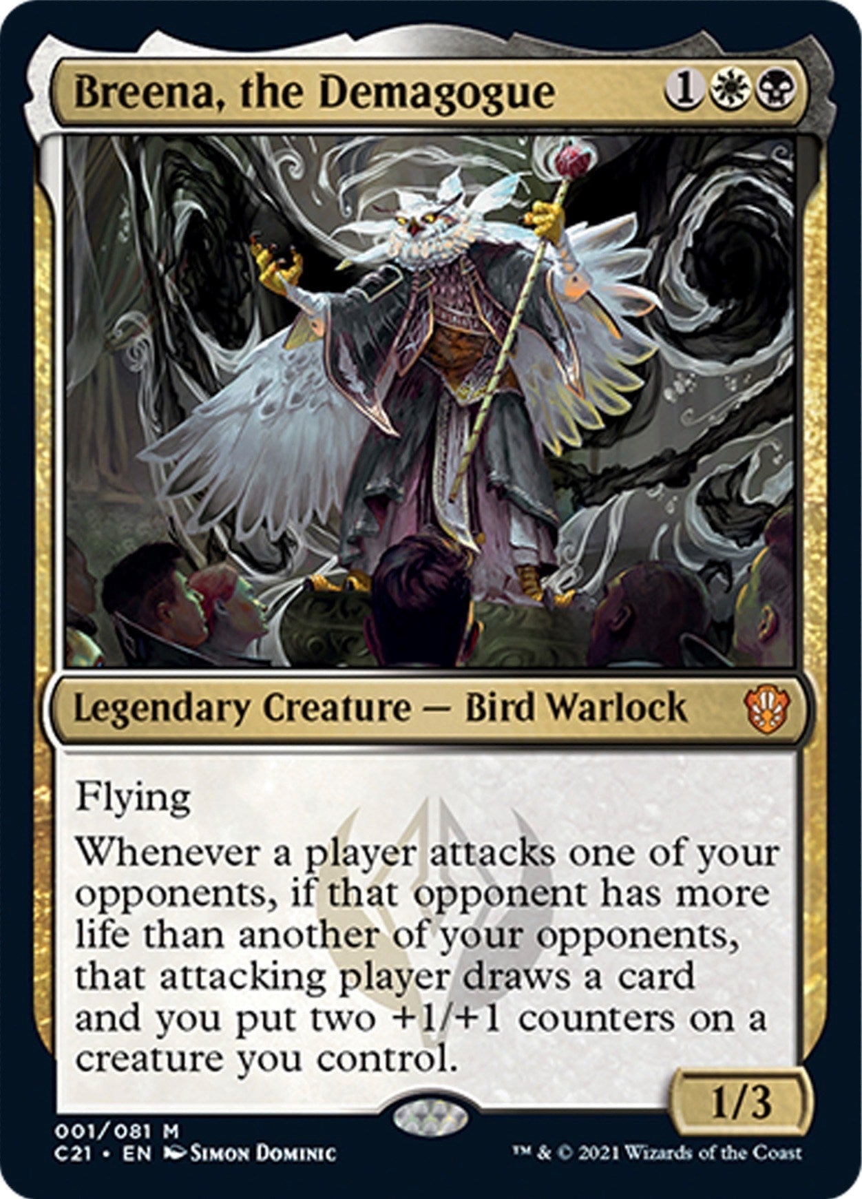 Image for Breena, the Demagogue (1) (Commander 2021) (C21) - Magic: The Gathering