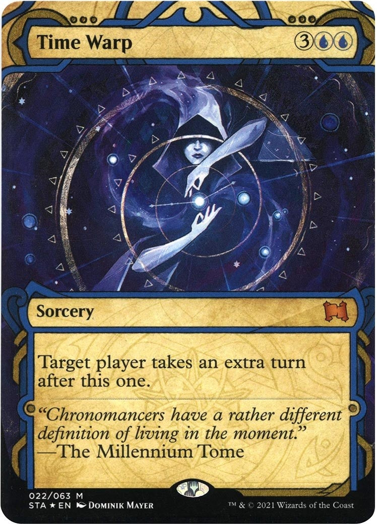 Image for Time Warp (Foil Etched) (22) (Strixhaven: Mystical Archive) (STA) - Magic: The Gathering