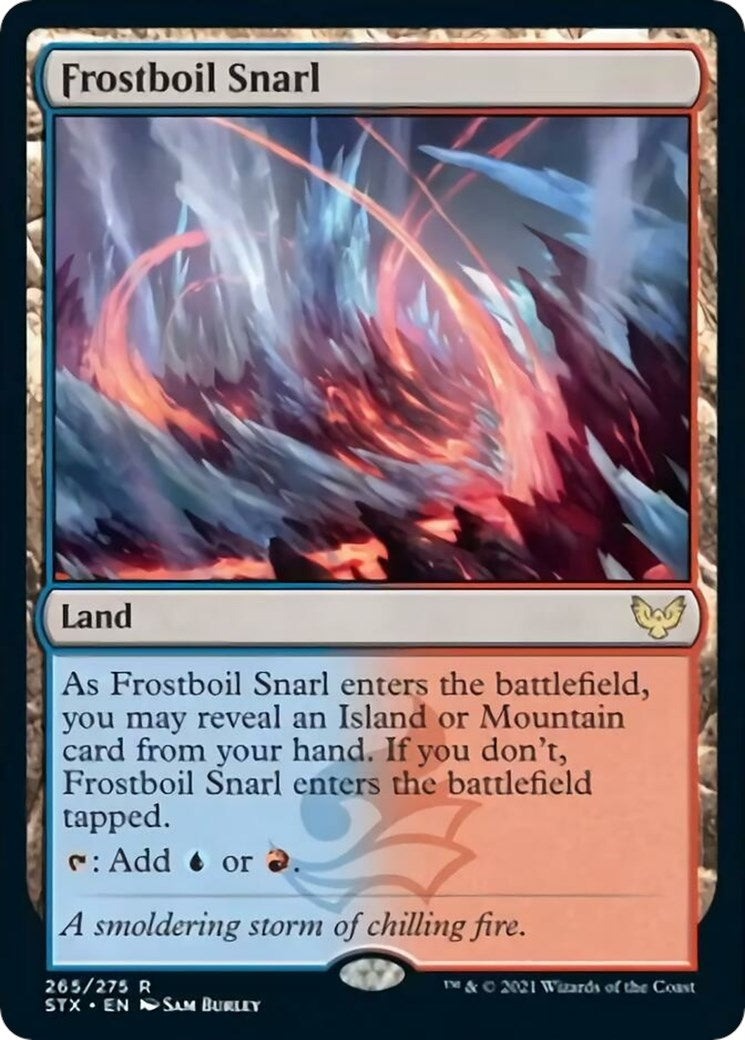 Image for Frostboil Snarl (265) (Strixhaven: School of Mages) (STX) - Magic: The Gathering