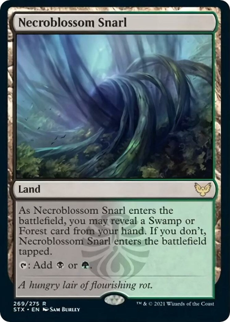 Image for Necroblossom Snarl (269) (Strixhaven: School of Mages) (STX) - Magic: The Gathering