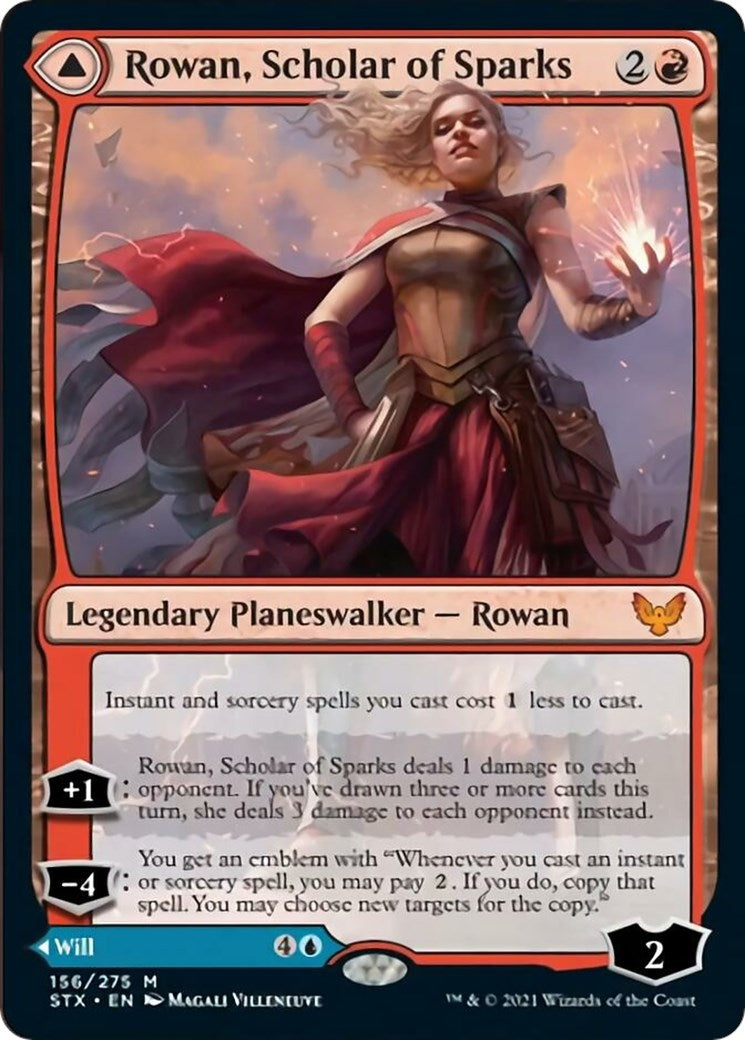 Image for Rowan, Scholar of Sparks (156) (Strixhaven: School of Mages) (STX) - Magic: The Gathering