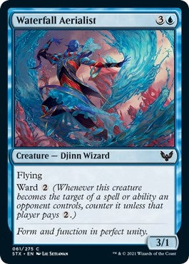Image for Waterfall Aerialist (61) (Strixhaven: School of Mages) (STX) - Magic: The Gathering