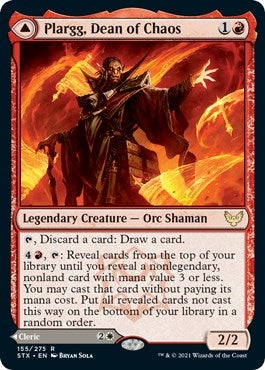 Image for Plargg, Dean of Chaos (155) (Strixhaven: School of Mages) (STX) - Magic: The Gathering