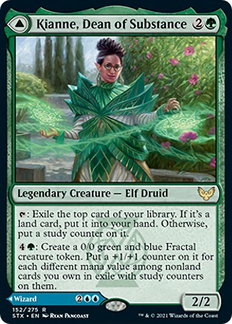 Image for Kianne, Dean of Substance (152) (Strixhaven: School of Mages) (STX) - Magic: The Gathering