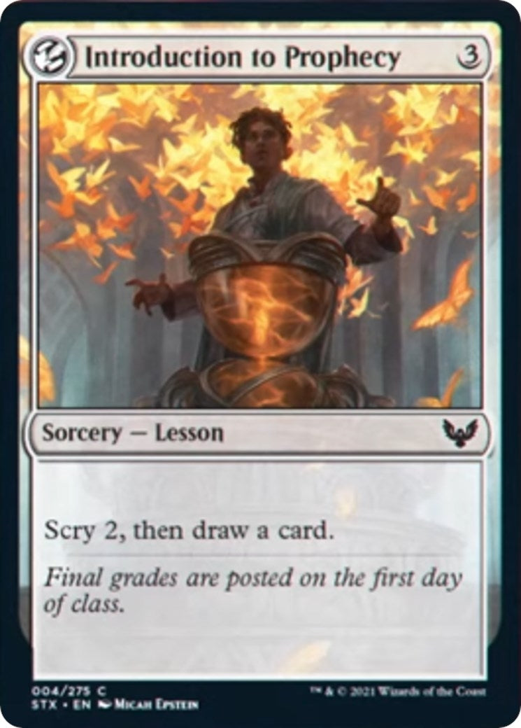 Image for Introduction to Prophecy (4) (Strixhaven: School of Mages) (STX) - Magic: The Gathering