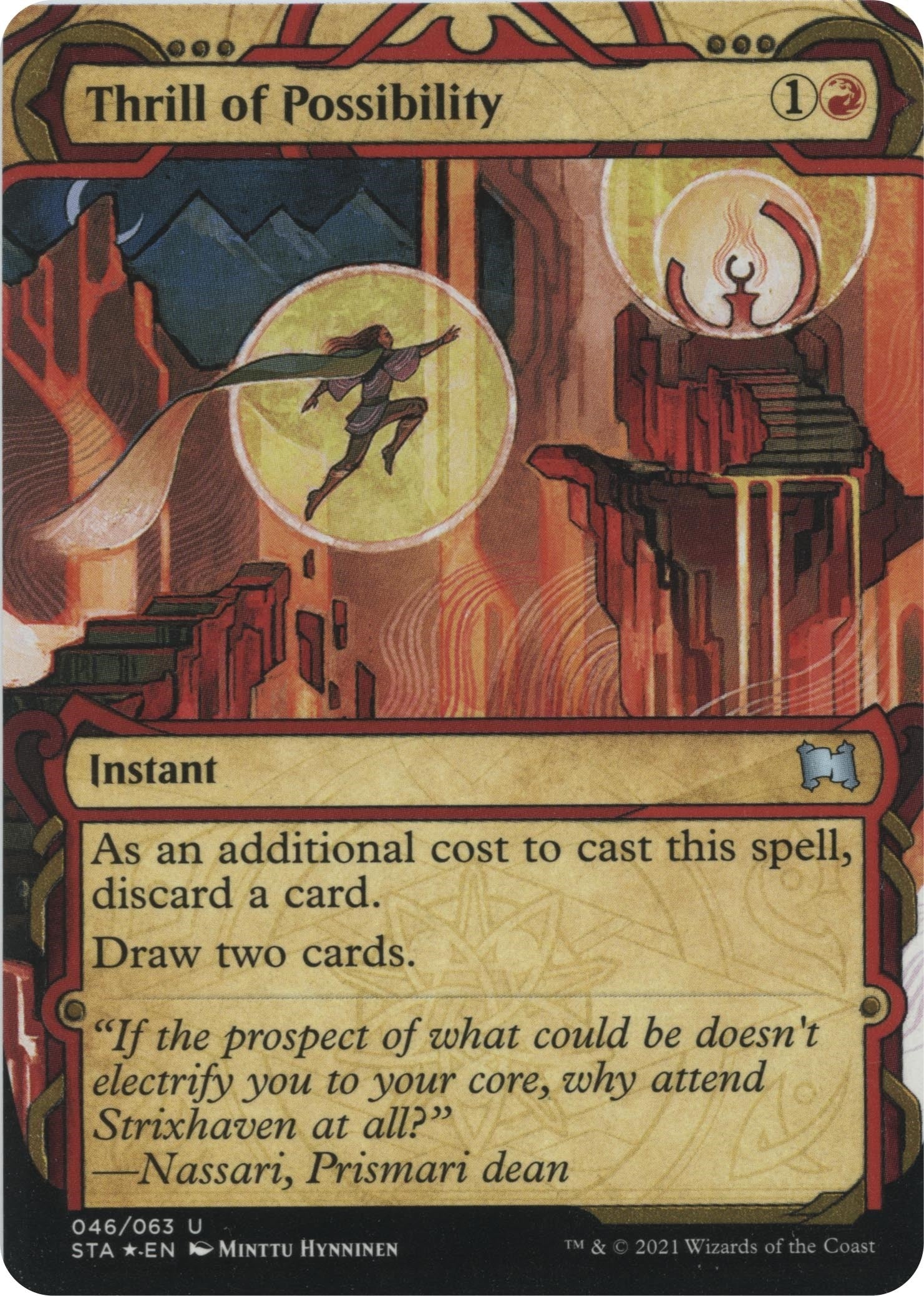 Image for Thrill of Possibility (Foil Etched) (46) (Strixhaven: Mystical Archive) (STA) - Magic: The Gathering
