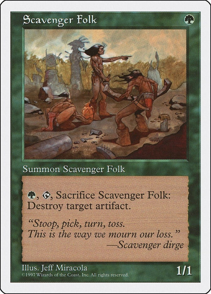 Image for Scavenger Folk (Fifth Edition) (5ED) - Magic: The Gathering