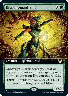 Image for Dragonsguard Elite (Extended Art) (316) (Strixhaven: School of Mages) (STX) - Magic: The Gathering