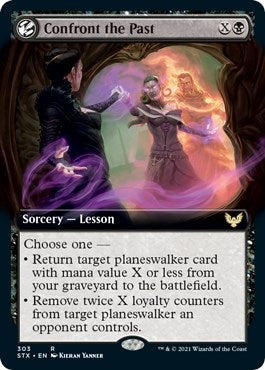 Image for Confront the Past (Extended Art) (303) (Strixhaven: School of Mages) (STX) - Magic: The Gathering