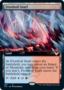 Image for Frostboil Snarl (Extended Art) (360) (Strixhaven: School of Mages) (STX) - Magic: The Gathering