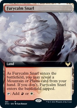 Image for Furycalm Snarl (Extended Art) (361) (Strixhaven: School of Mages) (STX) - Magic: The Gathering