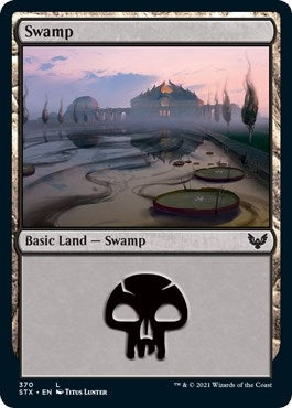 Image for Swamp (370) (370) (Strixhaven: School of Mages) (STX) - Magic: The Gathering