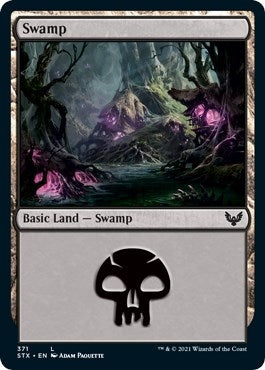 Image for Swamp (371) (371) (Strixhaven: School of Mages) (STX) - Magic: The Gathering