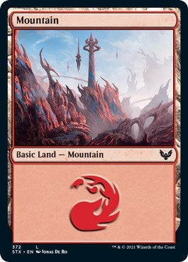 Image for Mountain (372) (372) (Strixhaven: School of Mages) (STX) - Magic: The Gathering